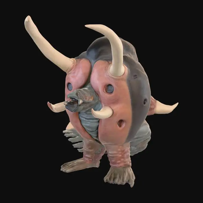 3D model for Ultra kaiju Black End