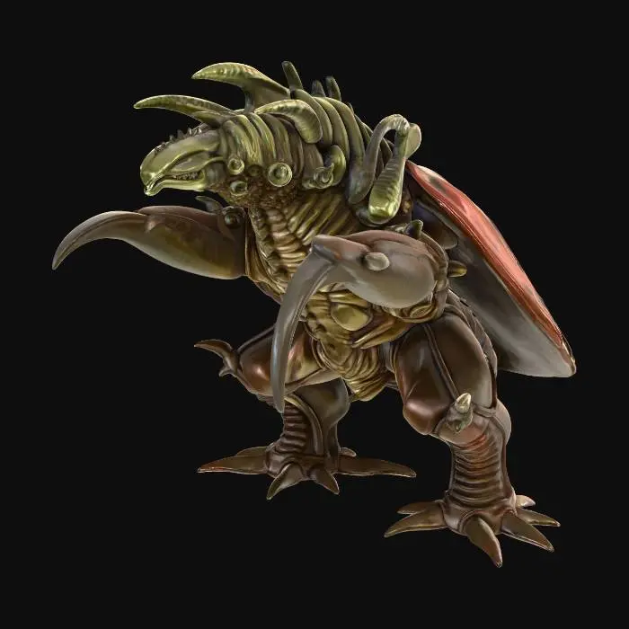 3D model for Ultra Kaiju Bugbuzun Grooler