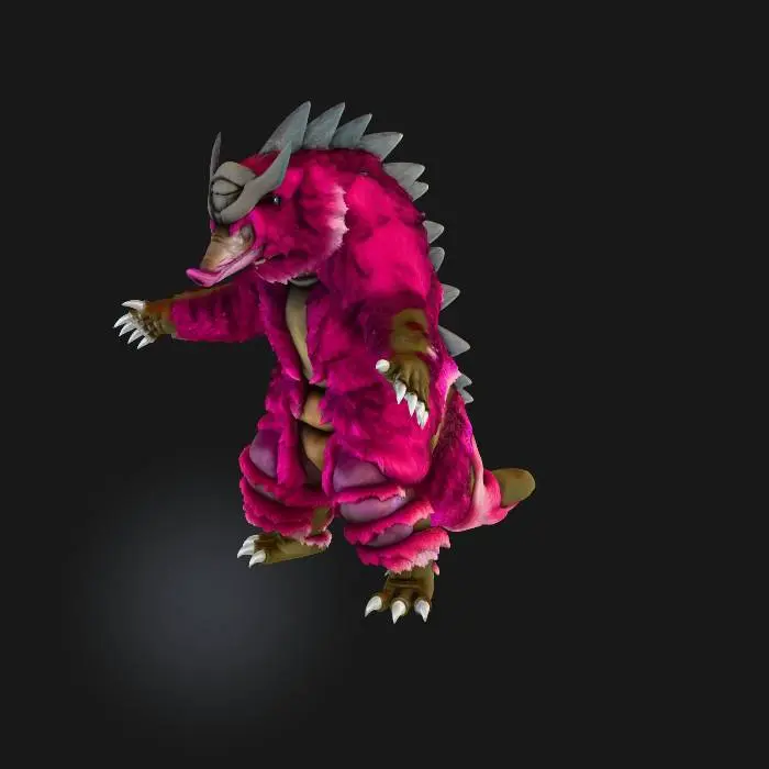 3D model for Ultra Kaiju Gedrago