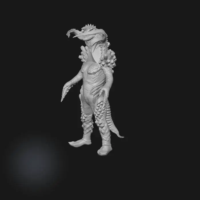 3D model for Ultra Kaiju Digelos
