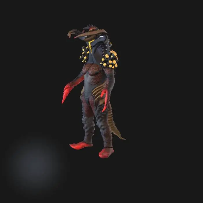 3D model for Ultra Kaiju Digelos