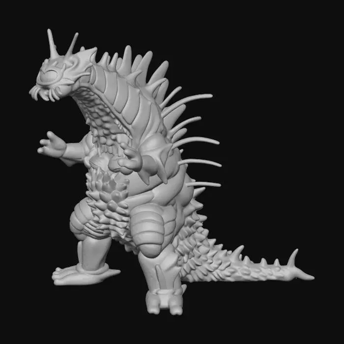 3D model for Ultra Kaiju Gelworm M (Giant)