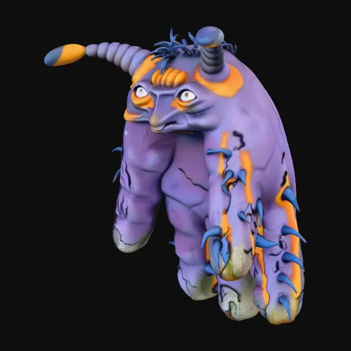 3D model for Ultra Kaiju Glovusk (Small)