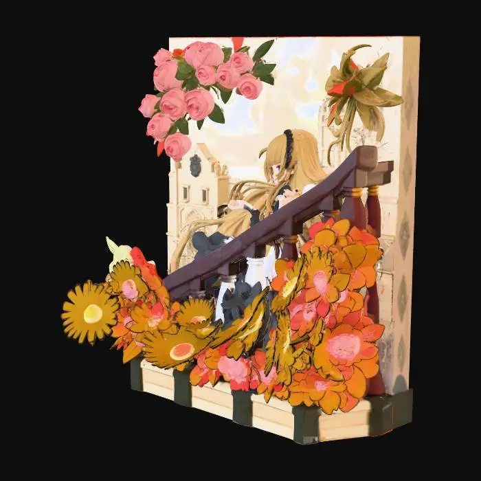 3D model for Gosick Artwork