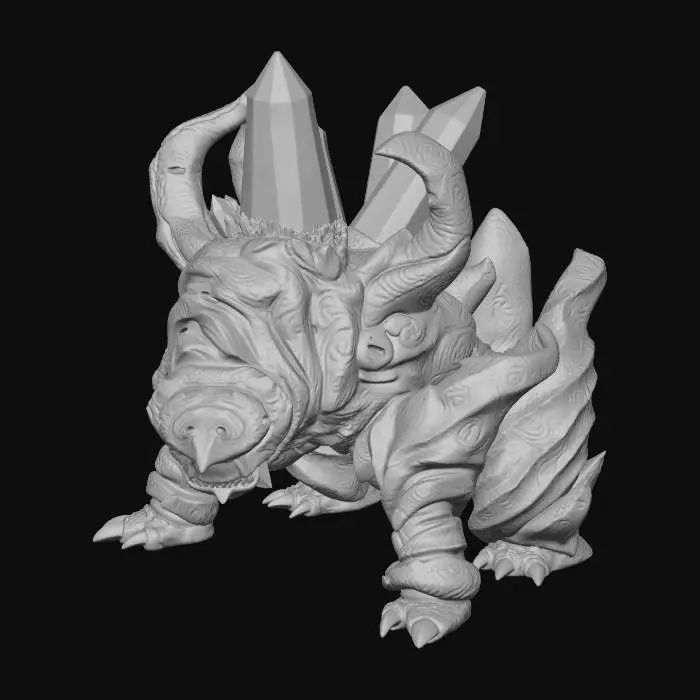 3D model for Ultra Kaiju Golgolem