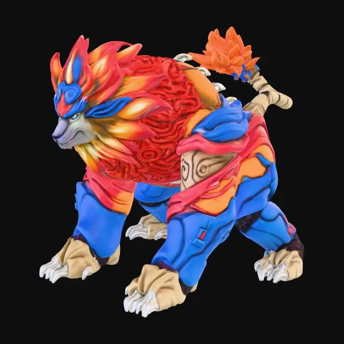 3D model for Ultra Kaiju Gukulushisa
