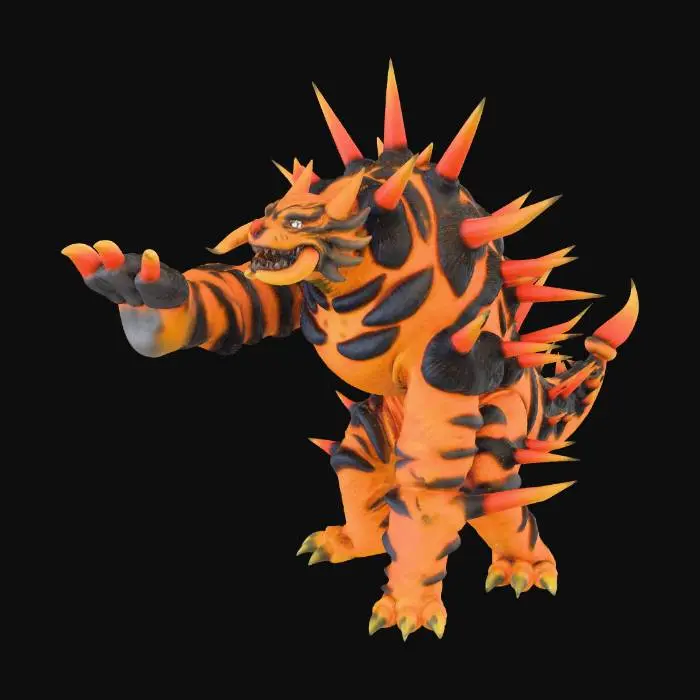 3D model for Ultra Kaiju Homger
