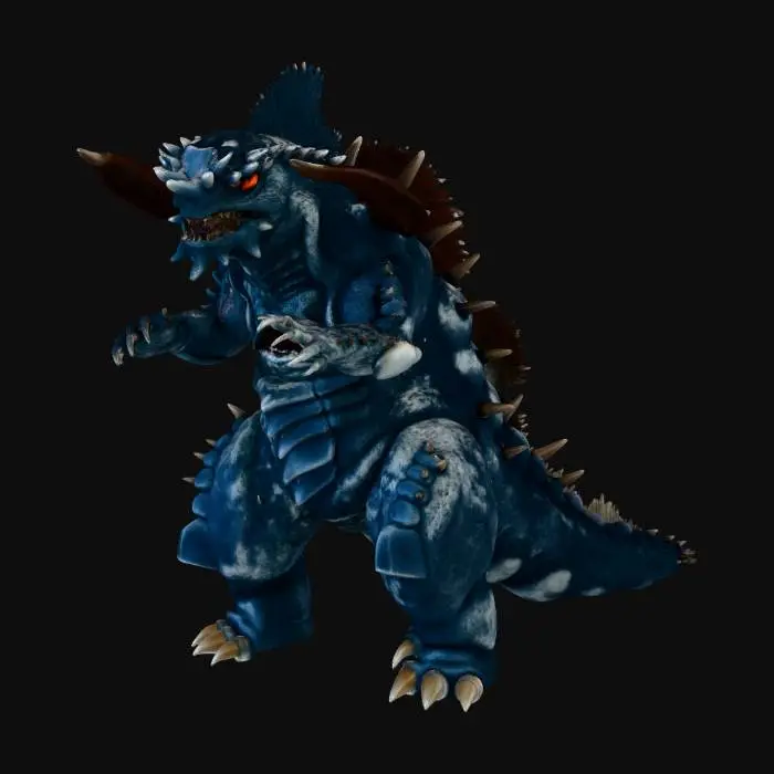 3D model for Ultra Kaiju Lizarias Grolar