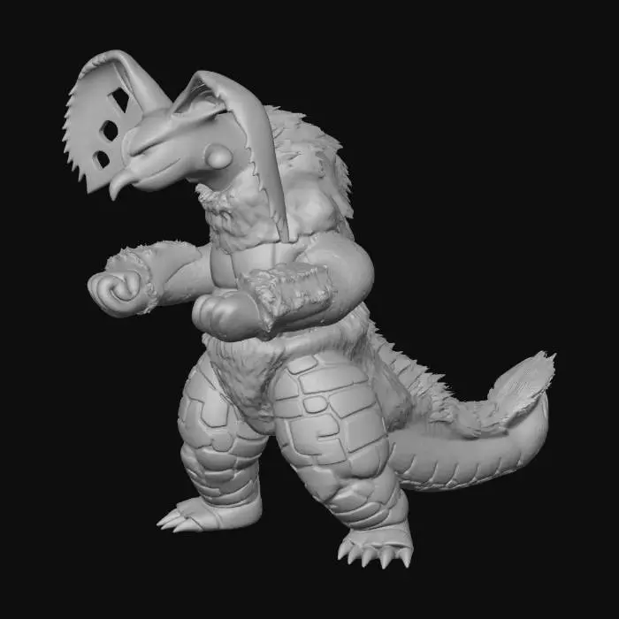 3D model for Ultra Kaiju Lunaticks