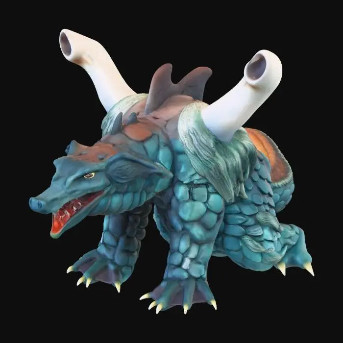 3D model for Ultra Kaiju Leogon