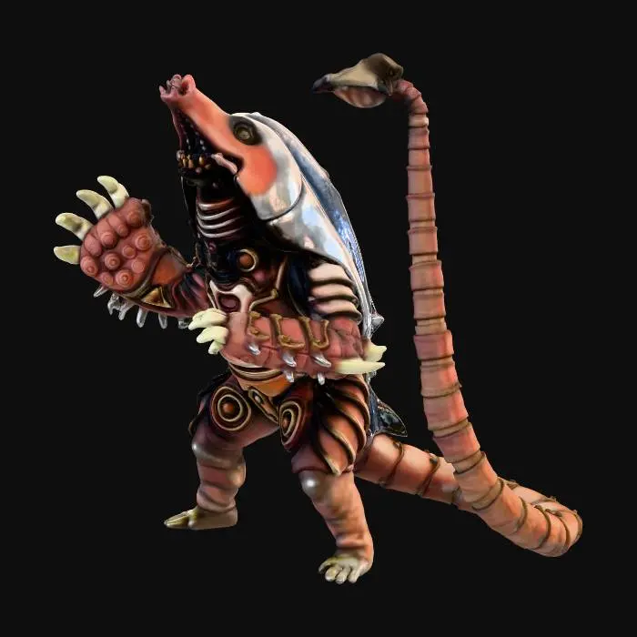 3D model for Ultra Kaiju Mogrudon