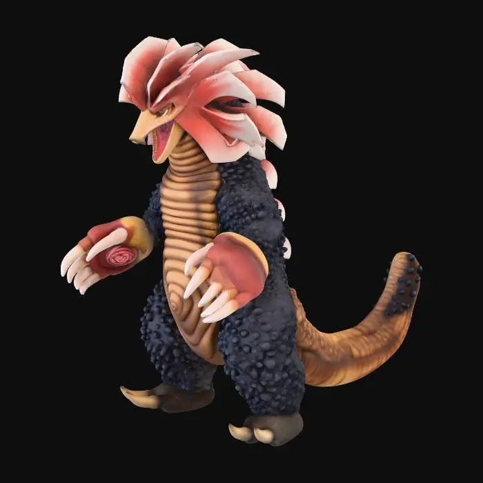 3D model for Ultra Kaiju Mogusion