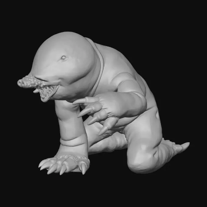 3D model for Ultra Kaiju Mongula