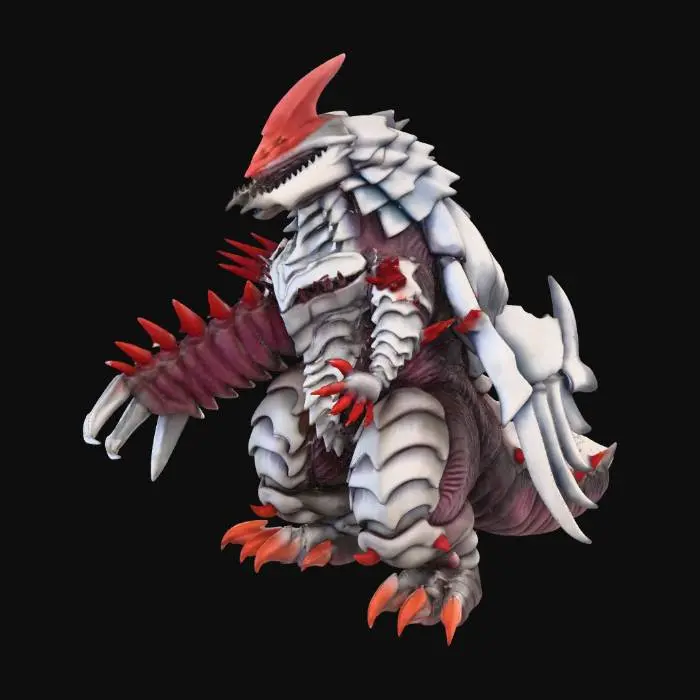3D model for Ultra Kaiju Snake Darkness