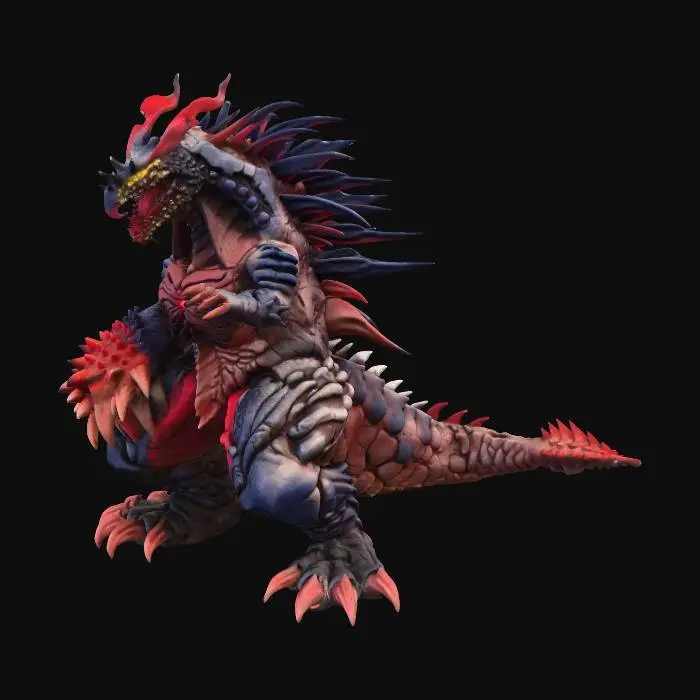 3D model for Ultra Kaiju Zaigorg