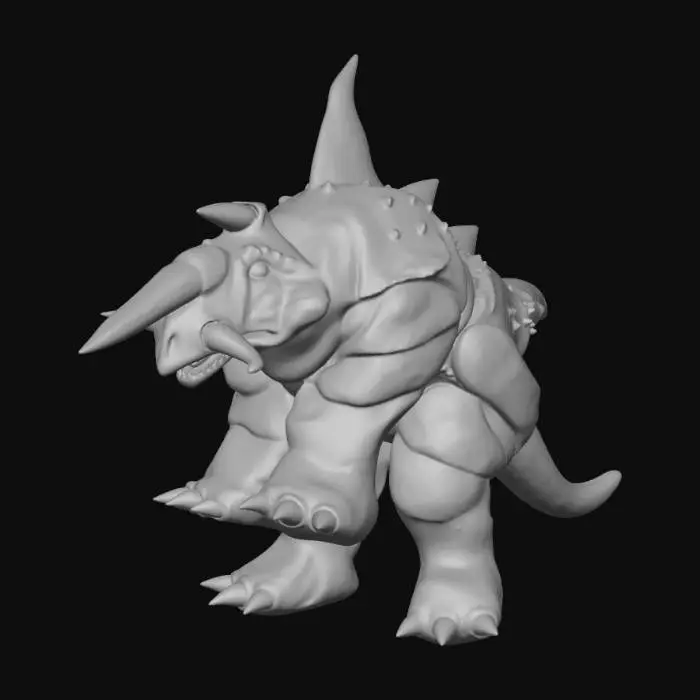 3D model for Ultra Kaiju Zaigon