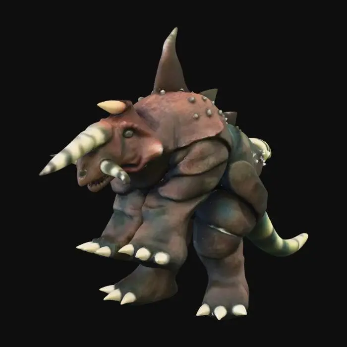 3D model for Ultra Kaiju Zaigon