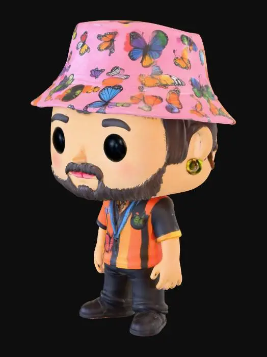 3D model for Pop Figure with Butterfly Hat
