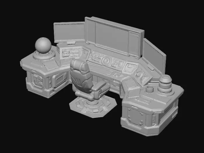 3D model for Control Desk