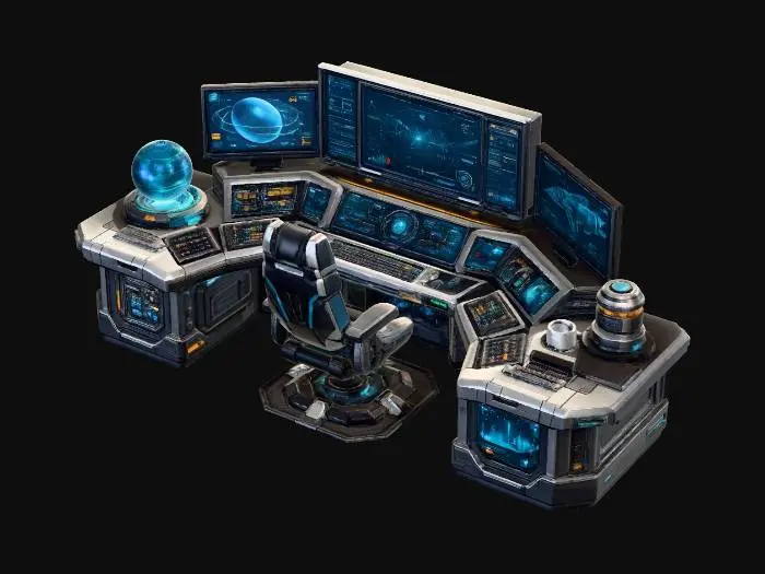 3D model for Control Desk