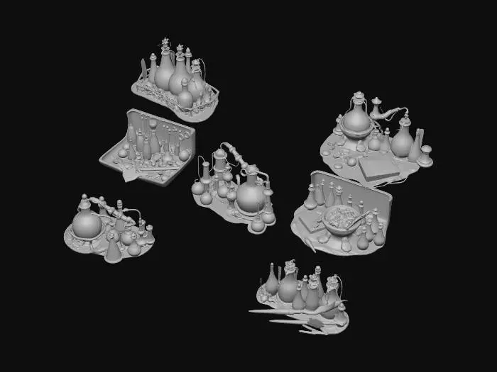 3D model for Elixirs of the Alchemist