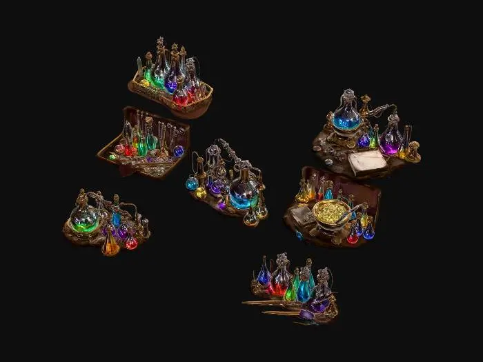 3D model for Elixirs of the Alchemist