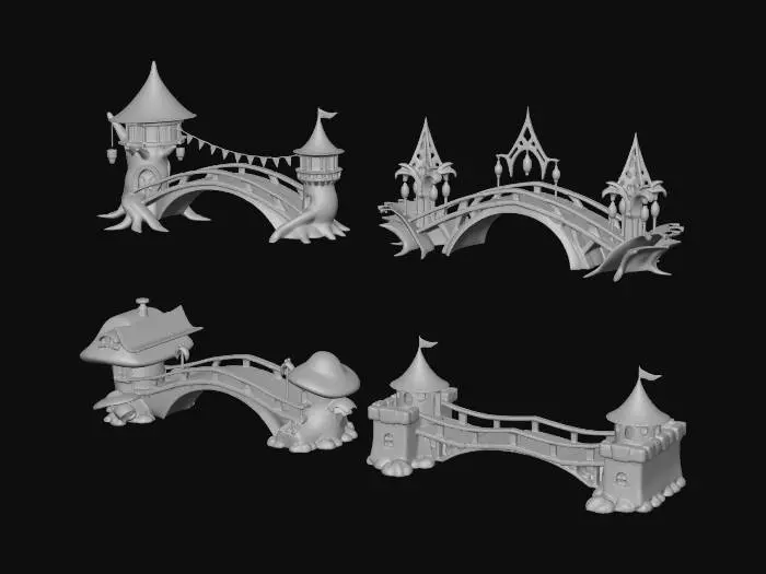 3D model for Enchanted Bridges