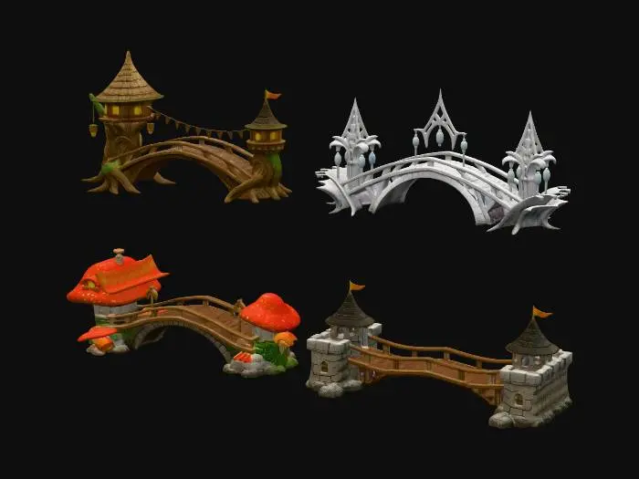 3D model for Enchanted Bridges