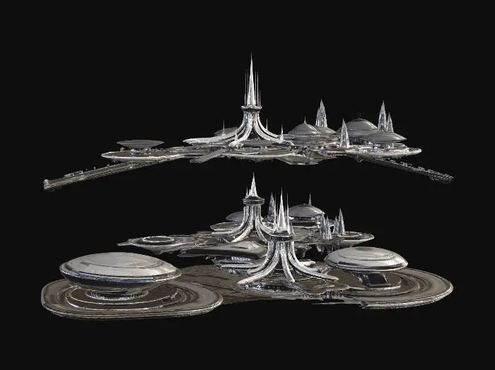 3D model for Nightport Arcology