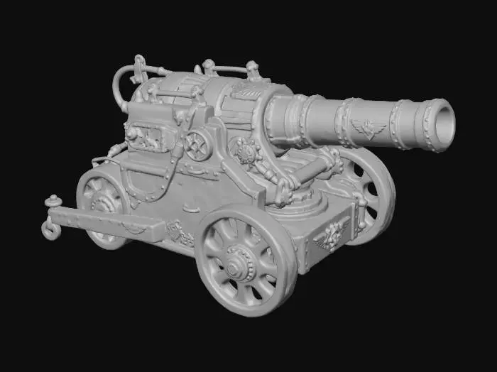 3D model for Brassbound Siege Cannon