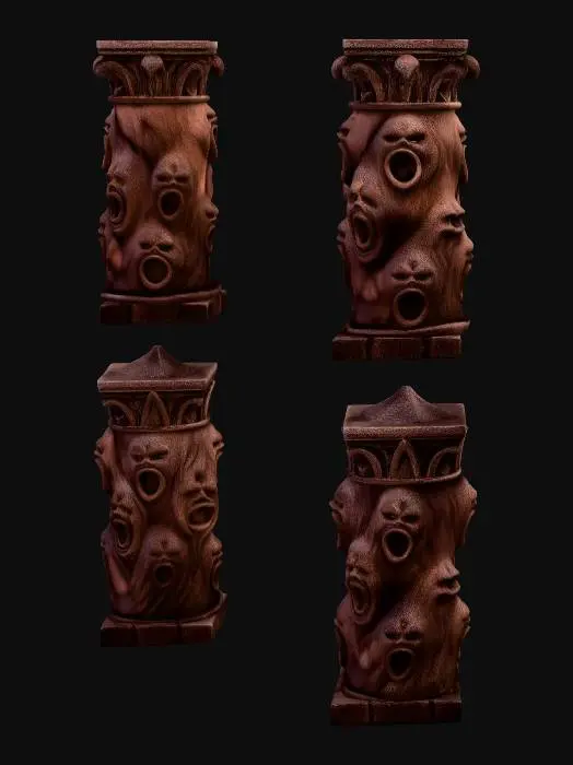3D model for Demonic Columns