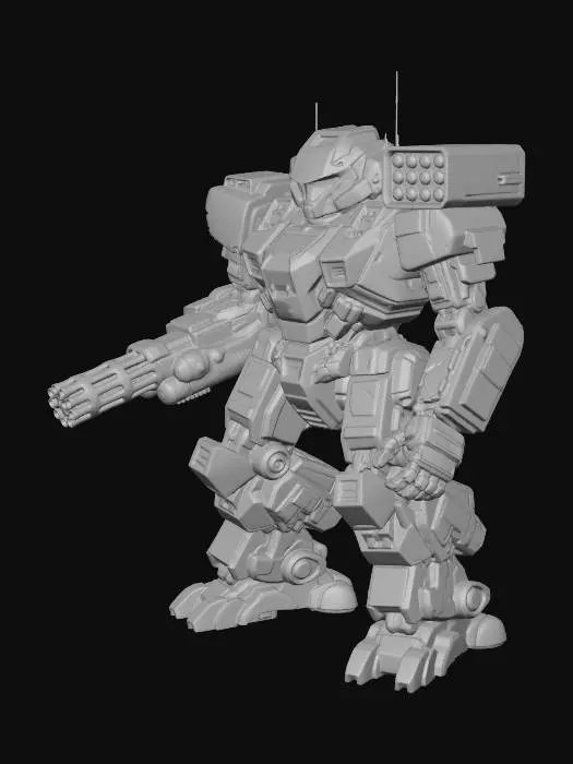 3D model for Obsidian Juggernaut