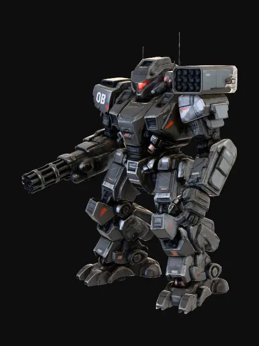 3D model for Obsidian Juggernaut