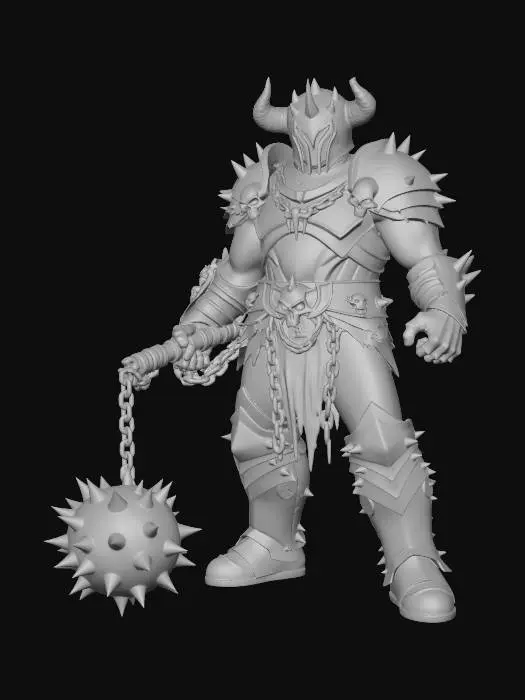 3D model for Dreadsteel Warlord