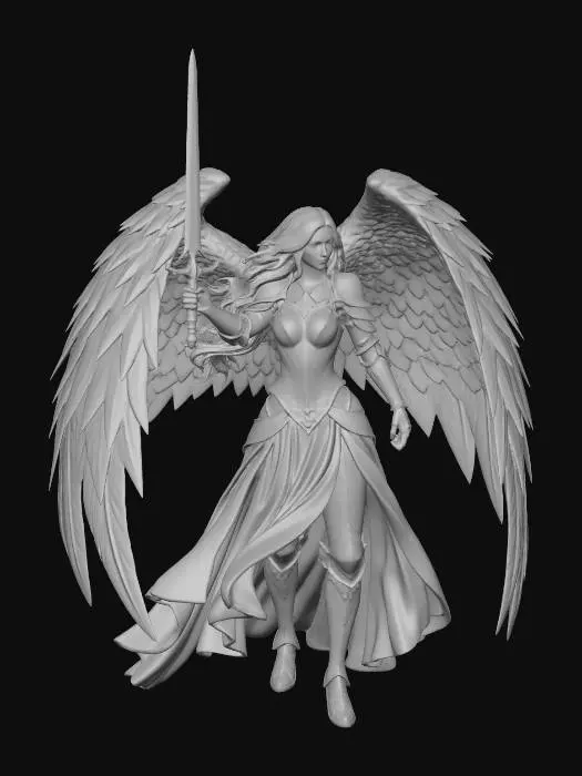 3D model for Seraphic Knight