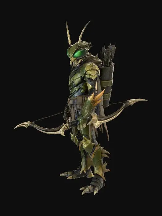 3D model for Insectoid Archer