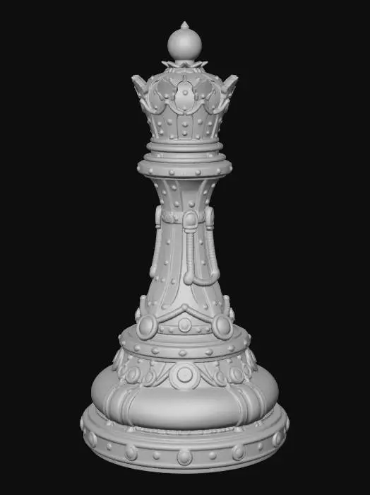 3D model for Steampunk Queen Black