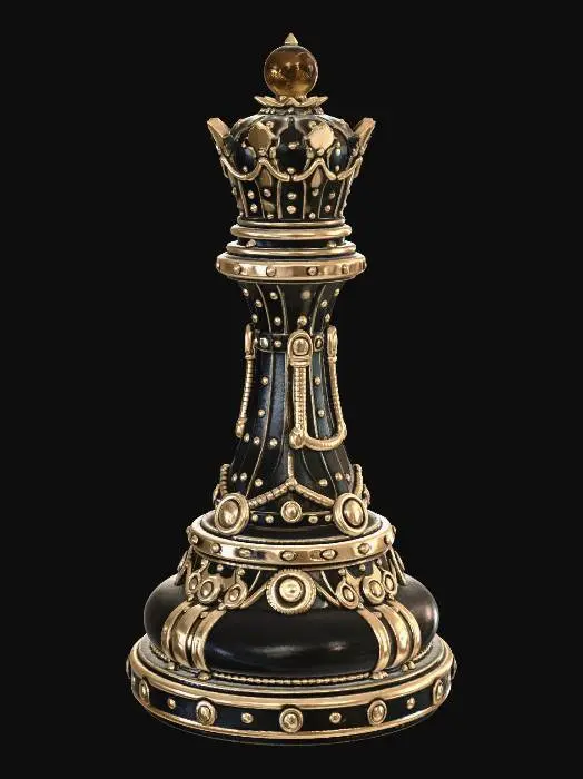 3D model for Steampunk Queen Black