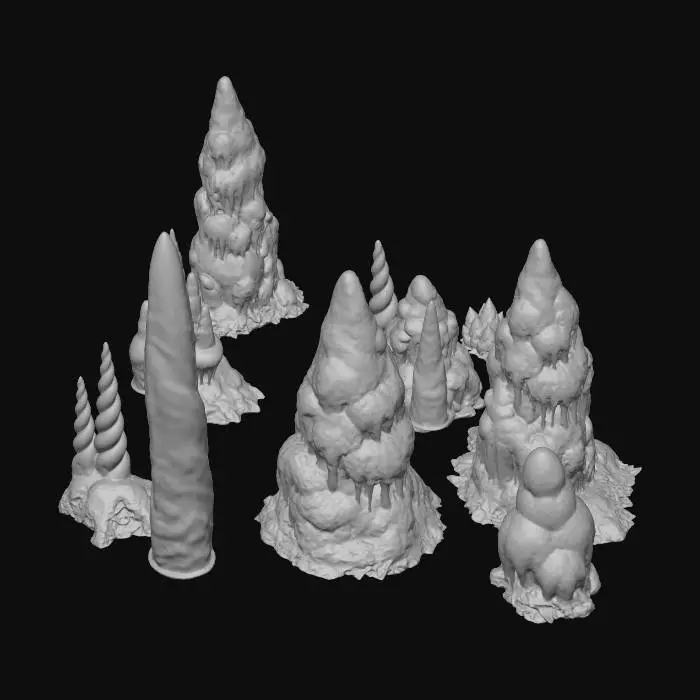 3D model for Cave Structures 1