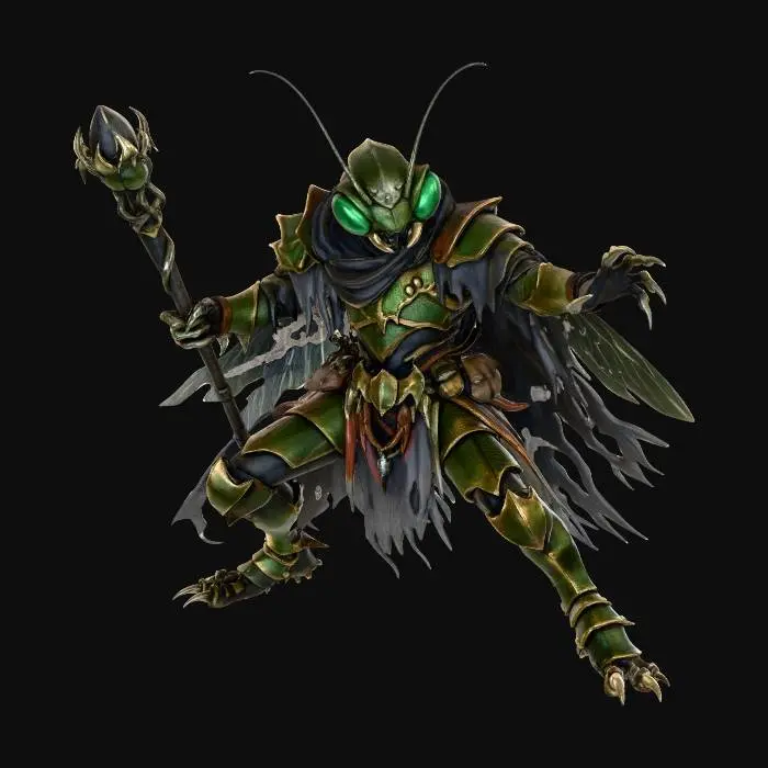 3D model for Insectoid Mage