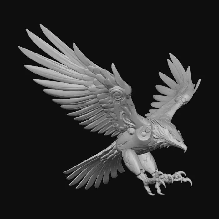 3D model for Ironwing Raven