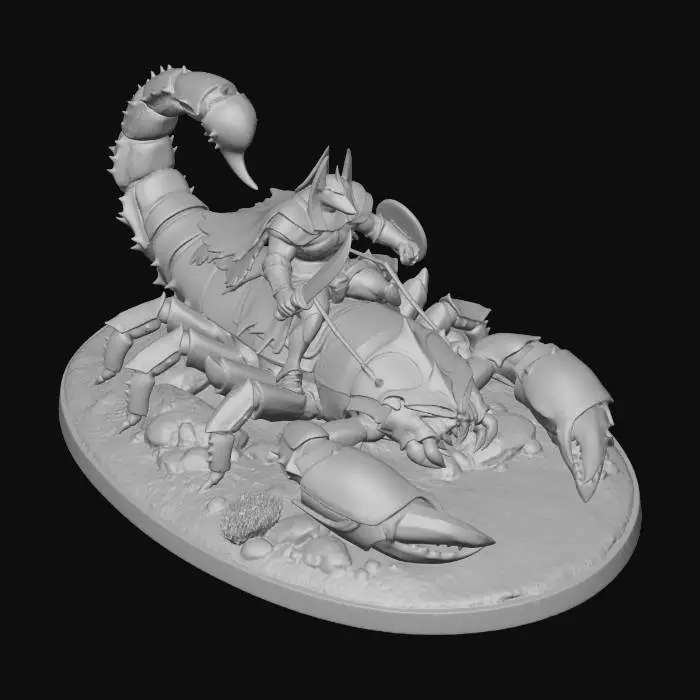 3D model for Anubic Cavalry