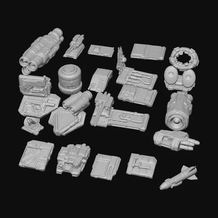 3D model for More Greebles 2