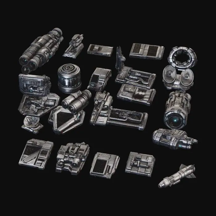 3D model for More Greebles 2