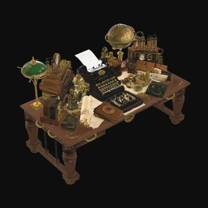 3D model for The Archivist's Desk