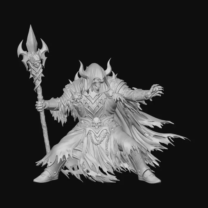 3D model for Liche Mage