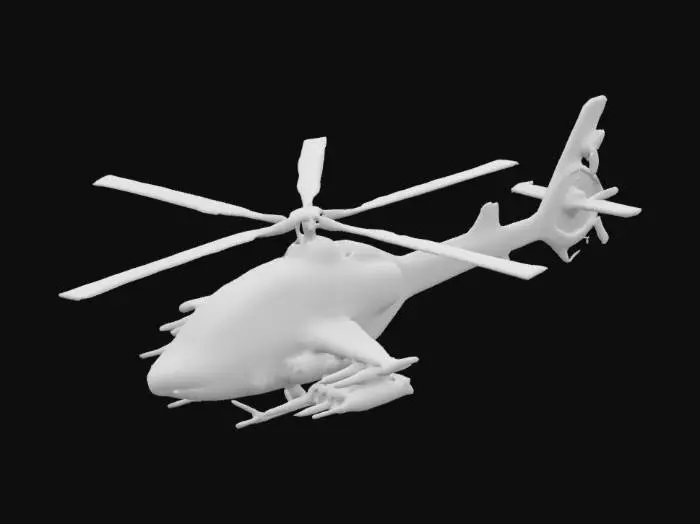 3D model for crie assets uma hélice de helicóptero futurista na cor e materia de inox brilhante com bordas pretas e cores azul neon roxo e preto com verde cana brilhante na cor viva estilo neon e um suportetipo crenagem com lnaçadores de misseis futuristas super potentes e lançador de  bombas de alto poder de explosao e alcançe tudo integrado um ao lado do outro com cobinação de espaços entre um e outro para um fino e elegante designer futurista e crie lutes inovadores e futurista cheios de misseis soltos dentro deles na cor e estilo futrista para os misseis e na cor de ouro com preto e prata e azul neon para os lutes cheios de bombas explosivas de alto alcance e luzes futuristas estilo de pulicia e bancos com volante de helicoptero e um para brisa frontal de helicoptero = vidro com  visao 100% claro 
