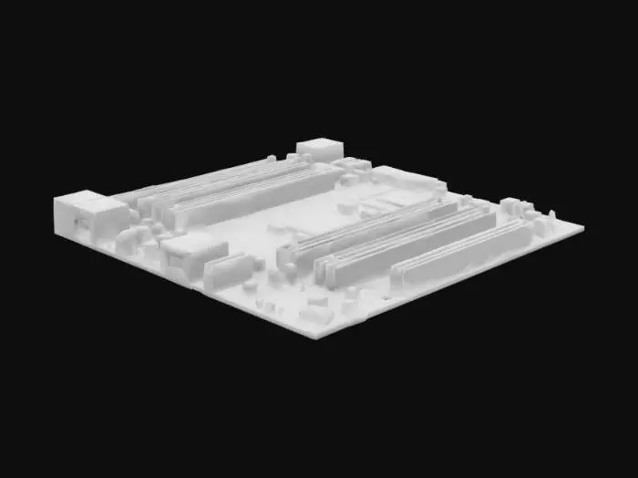 3D model for MB-Alpha motherboard