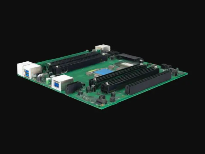 3D model for MB-Alpha motherboard
