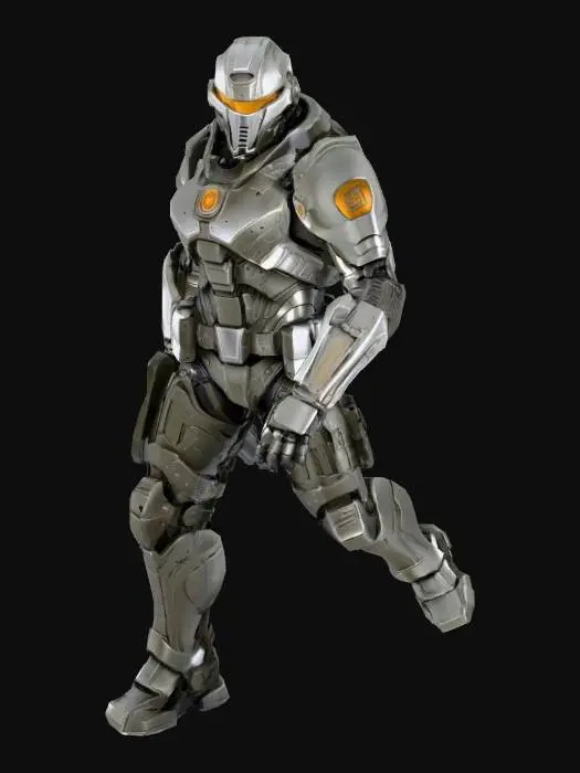 3D model for Warrior Armor Elite